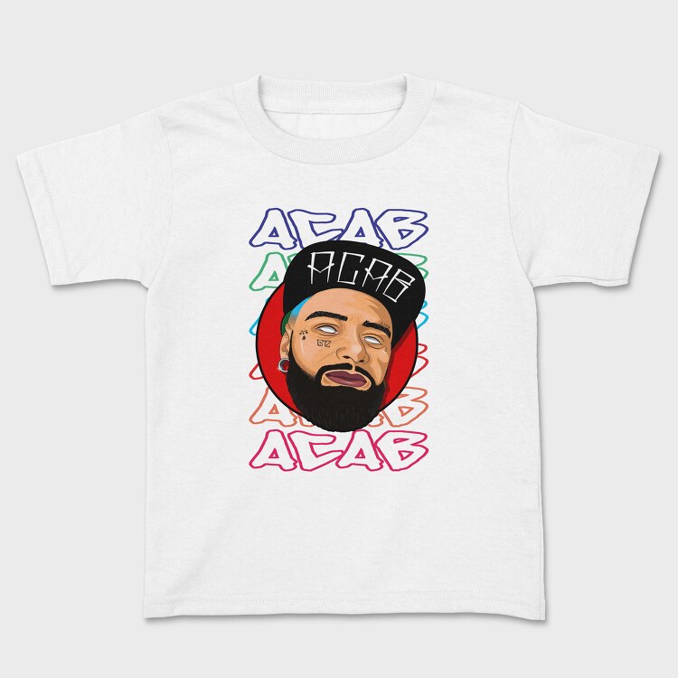 19133 Graffiti Rappers Cap, Tricou Copii