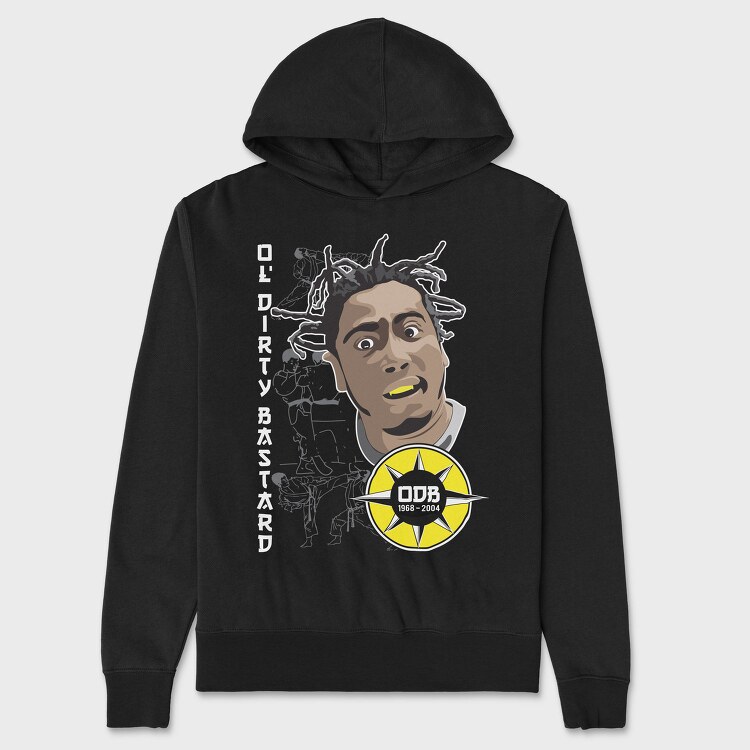 19140 Jamaican Karate Athlete 1968 2004, Hanorac Oversize Barbati (Unisex)