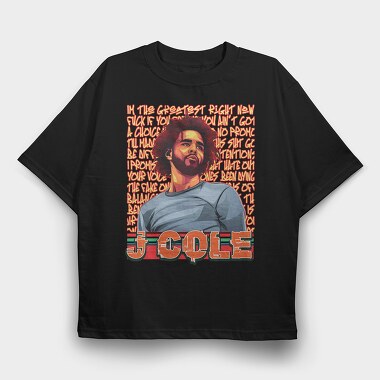 19143 Jcole Graffiti, Tricou Oversize Barbati (Unisex)