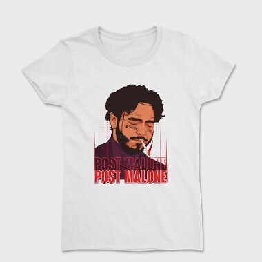 19154 Post Malone Tigarette, Tricou Femei