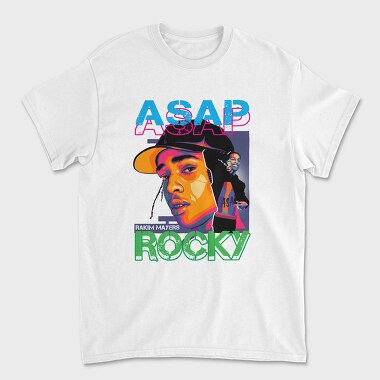 19156 Rakim Mayers Rocky, Tricou Barbati (Unisex)