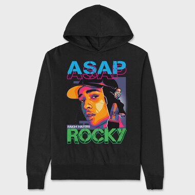 19156 Rakim Mayers Rocky, Hanorac Oversize Barbati (Unisex)