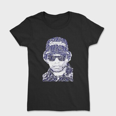 19159 Rapper Face Geometric, Tricou Femei