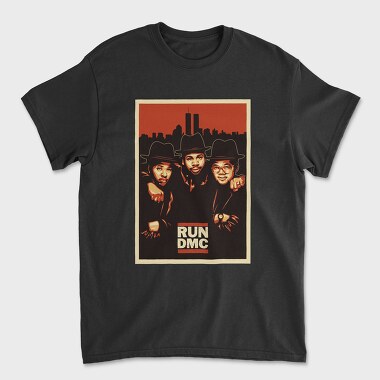 19163 Run Dmc Thug Life, Tricou Barbati (Unisex)
