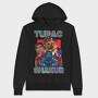 19181 Tupac Shakur Hip Hop, Hanorac Oversize Barbati (Unisex)