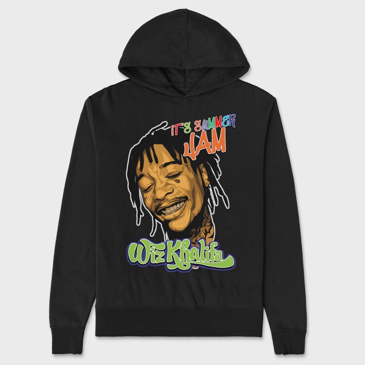 19185 Wiz Khalifa Vintage, Hanorac Oversize Barbati (Unisex)