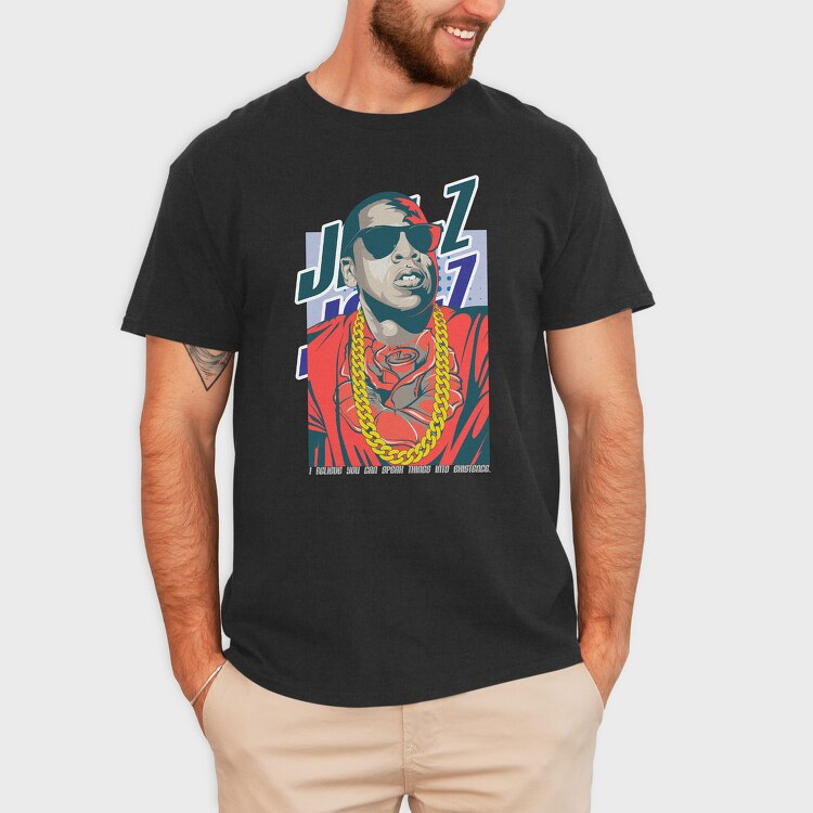 19142 Jay Z Vintage, Tricou Barbati (Unisex)