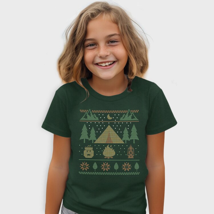 Ugly Sweater Camping, Tricou Copii