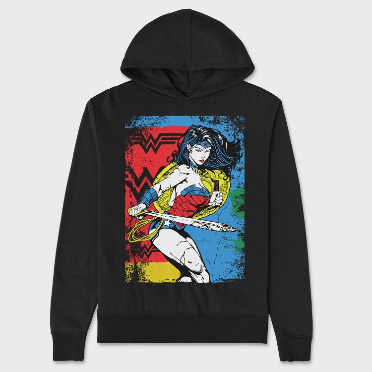 Wonder Woman 2, Hanorac Oversize Barbati (Unisex)