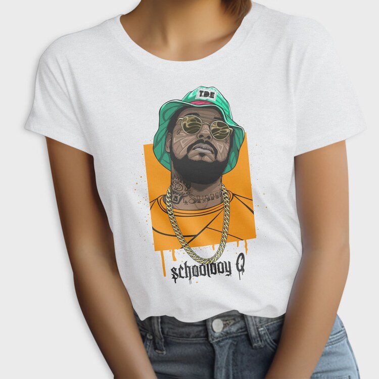 19169 Snoop Dogg Sunglasses Vintage, Tricou Femei