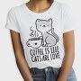 Coffee Cat Love, Tricou Femei