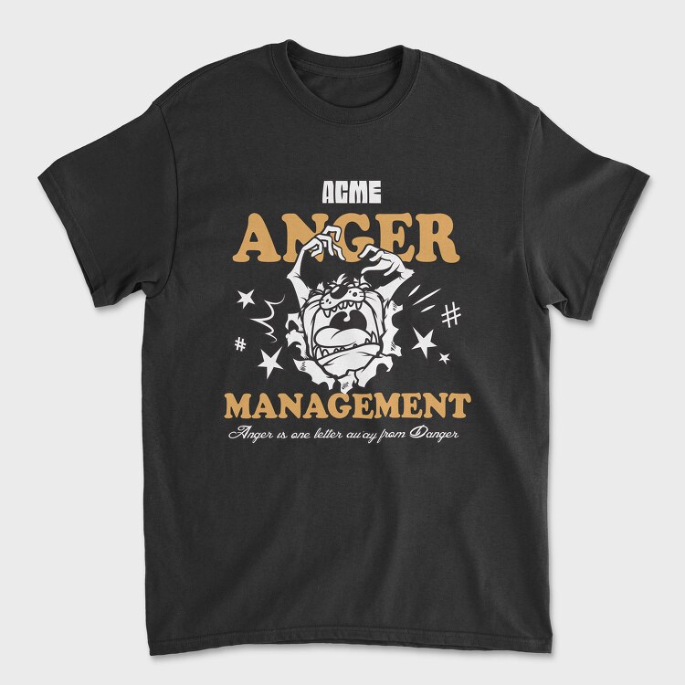 Tricou Barbati (Unisex), Tasmanian Devil Anger