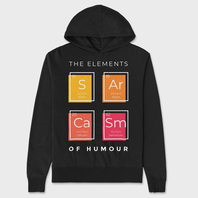 The Elements of Humour, Hanorac Oversize Barbati (Unisex)