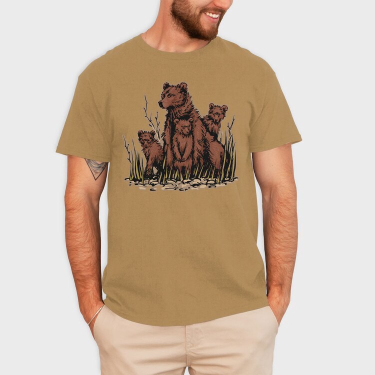 Bear Cubs, Tricou Barbati (Unisex)