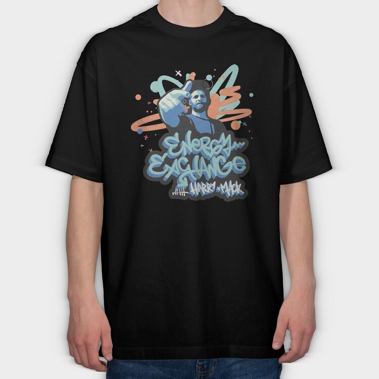 19130 Energy Exchange Harry Mack, Tricou Oversize Barbati (Unisex)