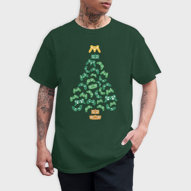 Joystick Tree, Tricou Barbati (Unisex)