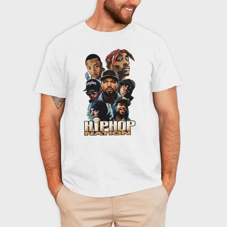 19134 Hip Hop Icons, Tricou Barbati (Unisex)