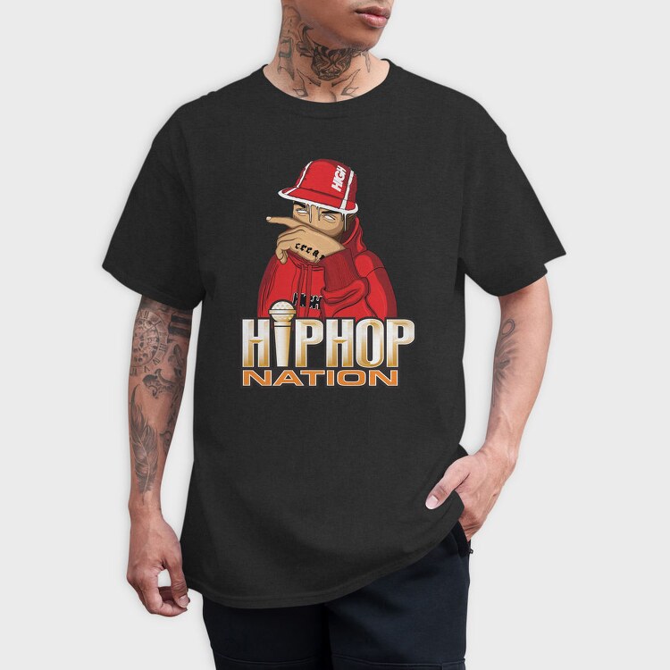 19135 Hip Hop Nation, Tricou Barbati (Unisex)
