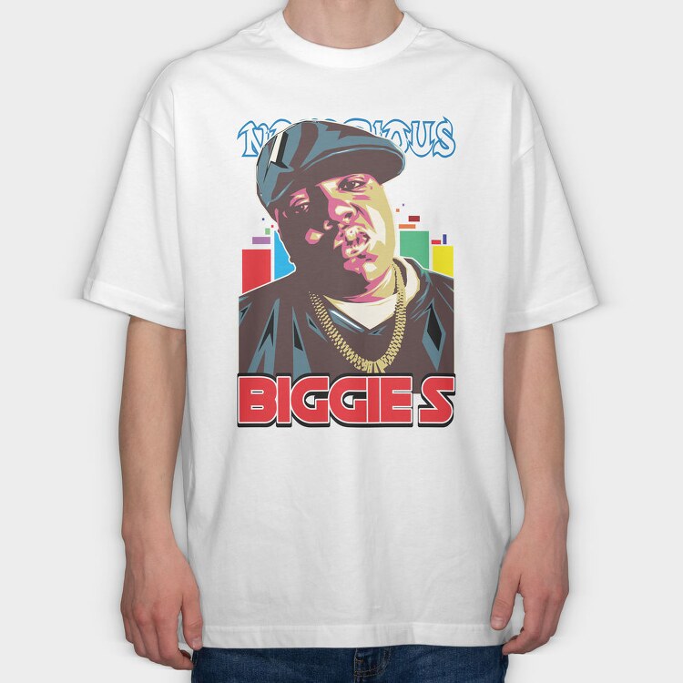 19117 Biggie Smalls, Tricou Oversize Barbati (Unisex)