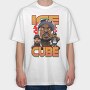 19137 Ice Cube Hip Hop, Tricou Oversize Barbati (Unisex)