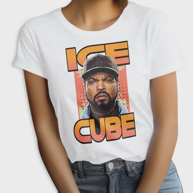 19138 Ice Cube Rapper, Tricou Femei