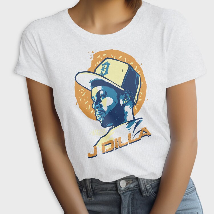 19139 J Dilla Hip Hop, Tricou Femei