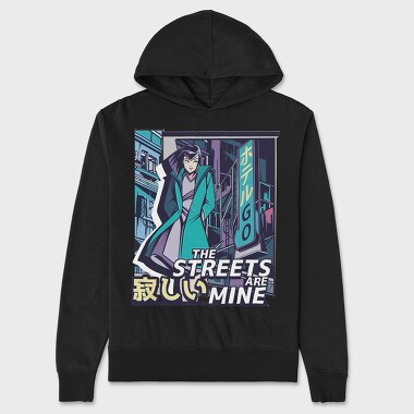 Hanorac Barbati (Unisex), Anime Vaporwave Streets Are Mine