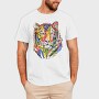 Colorful Tiger, Tricou Barbati (Unisex)