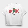 ACDC Art1, Tricou Oversize Barbati (Unisex)