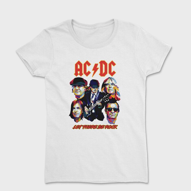 ACDC Let there be Rock, Tricou Femei