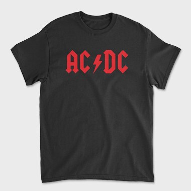 ACDC Logo Art, Tricou Barbati (Unisex)