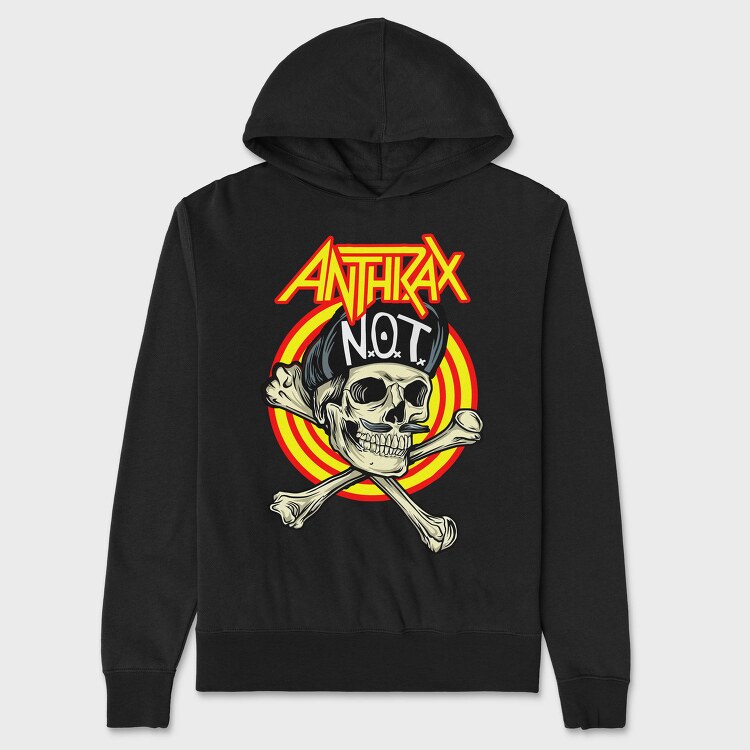ANTHRAX Art2, Hanorac Oversize Barbati (Unisex)