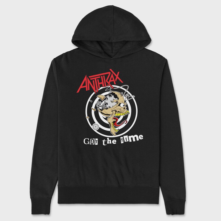 ANTHRAX Got the time, Hanorac Oversize Barbati (Unisex)