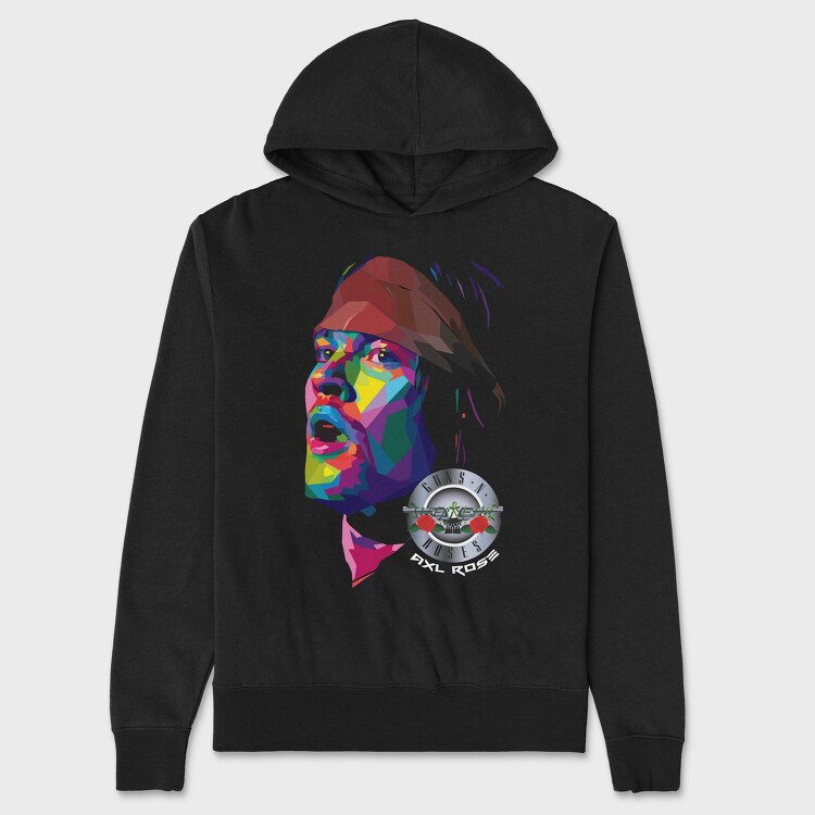 AXL ROSE GNR, Hanorac Oversize Barbati (Unisex)