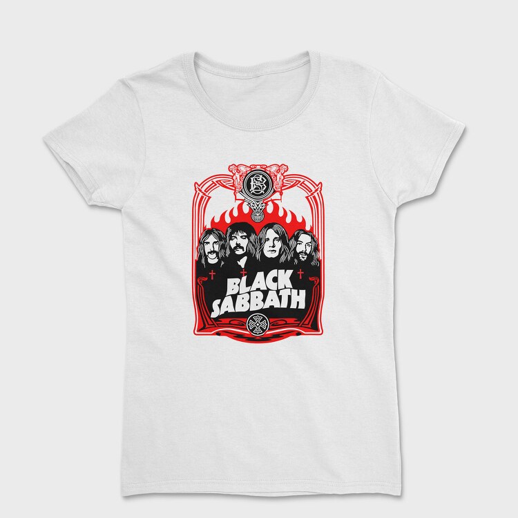 BLACK SABBATH Art design1, Tricou Femei