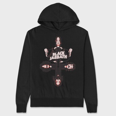 BLACK SABBATH Art design2, Hanorac Oversize Barbati (Unisex)