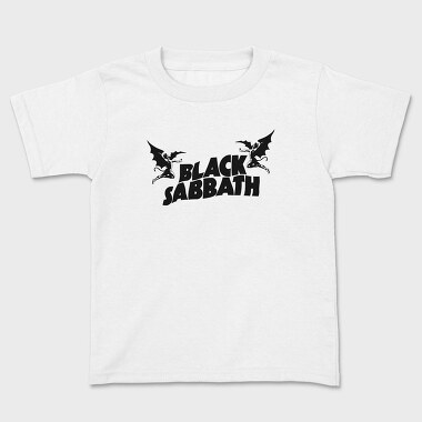 BLACK SABBATH Band logo art, Tricou Copii