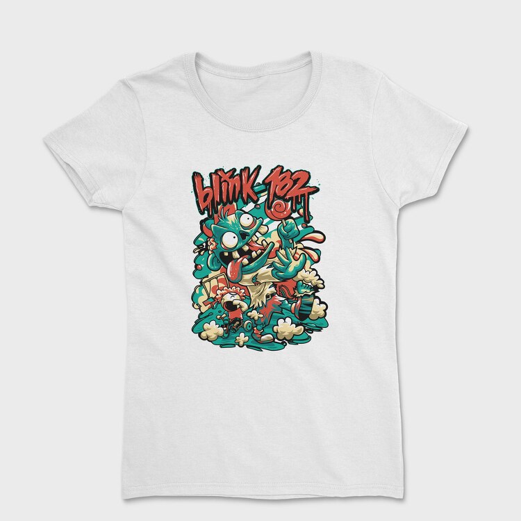 BLINK 182 Art2, Tricou Femei