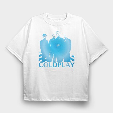 COLDPLAY, Tricou Oversize Barbati (Unisex)