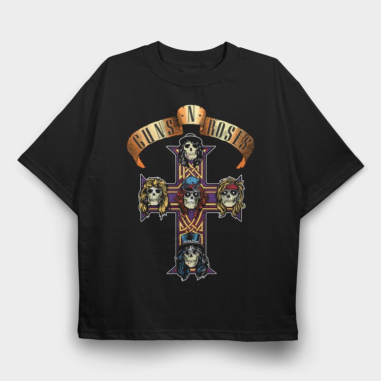 GNR Art design2, Tricou Oversize Barbati (Unisex)