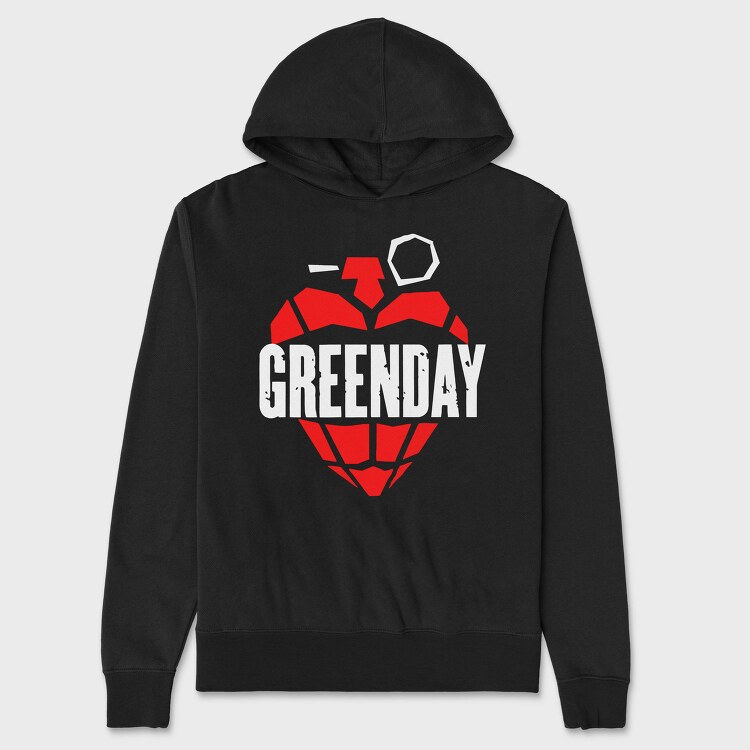 GREEN DAY Grenade, Hanorac Oversize Barbati (Unisex)