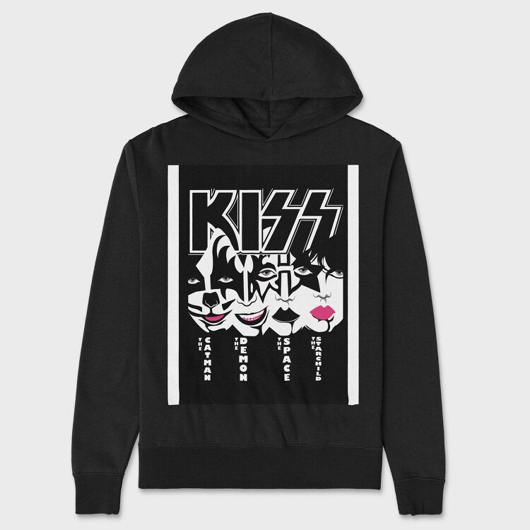 KISS Box Art2, Hanorac Oversize Barbati (Unisex)