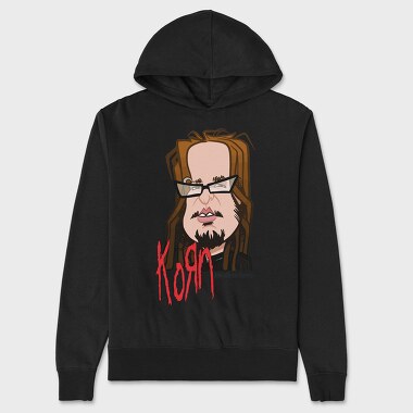 KORN Jonathan Davis, Hanorac Oversize Barbati (Unisex)