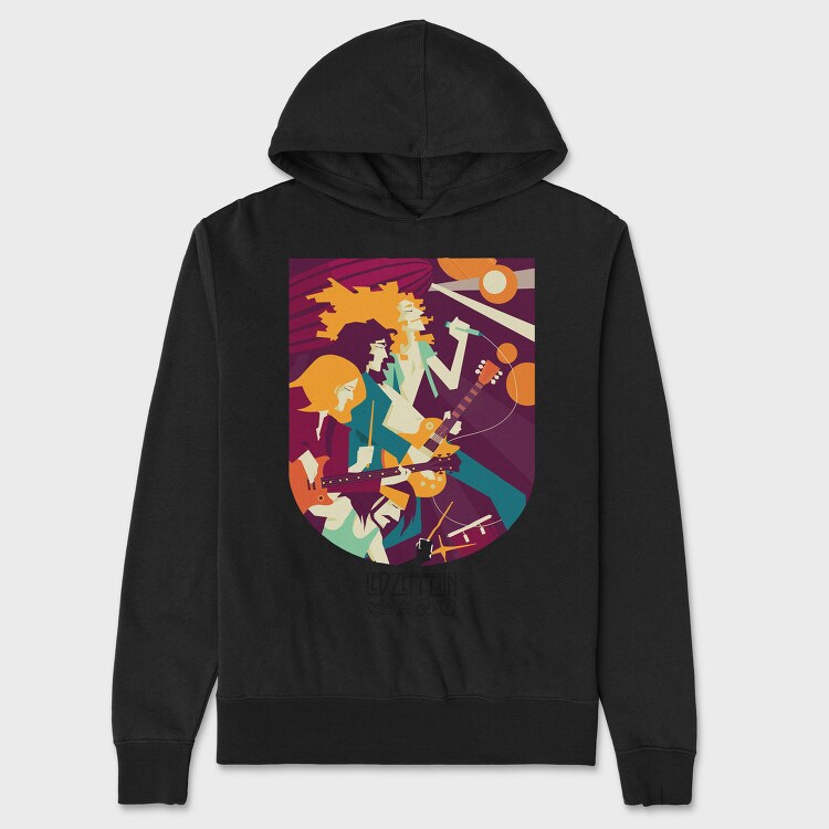 LED ZEP 2, Hanorac Oversize Barbati (Unisex)