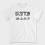 LED ZEPPELIN Logo Art, Tricou Barbati (Unisex)