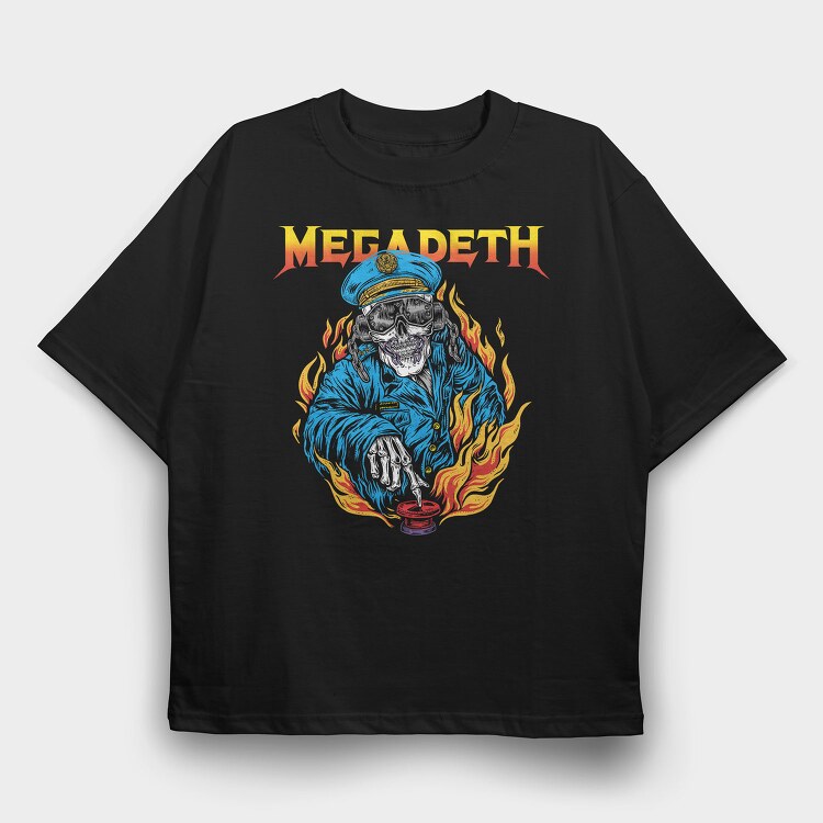 MEGADETH Art1, Tricou Oversize Barbati (Unisex)