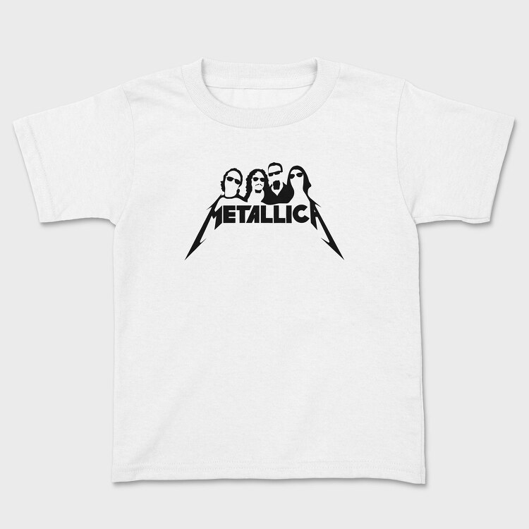 METALLICA B&W, Tricou Copii