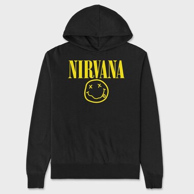 NIRVANA Face Art, Hanorac Oversize Barbati (Unisex)