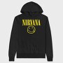 NIRVANA Face Art, Hanorac Oversize Barbati (Unisex)