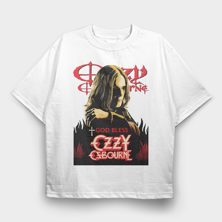 OZZY OSBOURNE 1, Tricou Oversize Barbati (Unisex)
